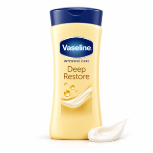 Vaseline Deep Restore body lotion front view